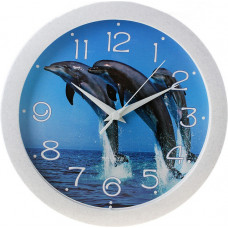 Часы настенные П-Б8-193 Дельфины