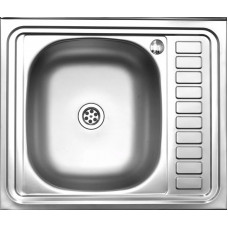 Мойка накладная MLN 60х50 L (0,4/160мм)