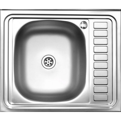 Мойка накладная MLN 60х50 L (0,4/160мм)