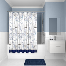 Штора для ванной комнаты, 180*200 см, полиэстер, IDDIS