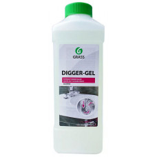 Средство щелочное для прочистки канализационных труб DIGGER-GEL (флакон 1000 мл)