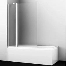 Шторка стеклянная на ванную Main ,1000*1400мм,2х створч, универ,раздвижная