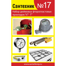 Ремкомплект для импортной сантехники Сантехник №17 фторопласт. 1/4-1