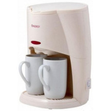 Кофеварка ENERGY EN-601 кремовая, 450 Вт, 2 чашки