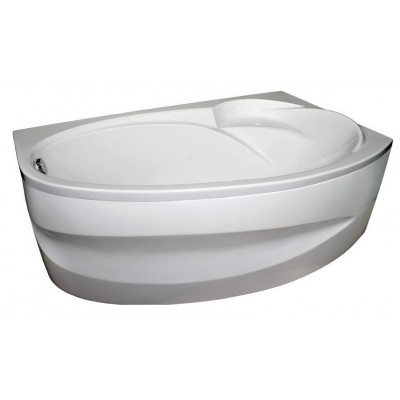 Ванна JULIANNA 160*95 см правая с рамой разборной JULIANNA 160 и панелью FLAT 160 R/L