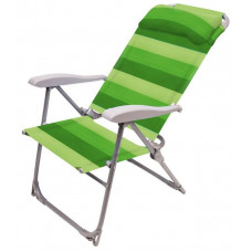Кресло-шезлонг складное К2, зеленый (сетка)