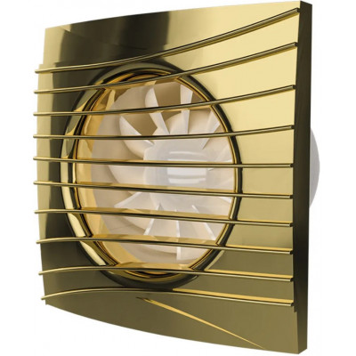 Вентилятор осевой вытяжной с обратным клапаном D 100, декоративный SILENT 4C Gold