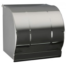 Держатель для туалетной бумаги, без втулки 12*12,5*12 см, цвет хром зеркальный