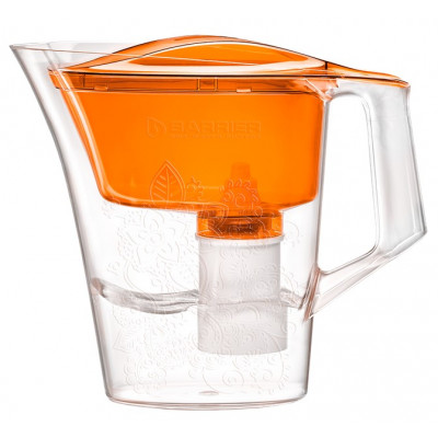 Фильтр-кувшин для очистки воды БАРЬЕР Танго оранжевый с узором