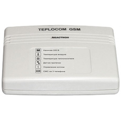 Контроллер (Теплоинформатор) Teplocom GSM, контроль сети 220В, температуры, встроенная АКБ