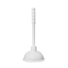 Вантуз-Гигант конический белый, диаметр 172 мм, ручка пластмассовая h=319мм