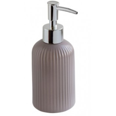 Дозатор для жидкого мыла  керамика Плиссе серый матовый CE1610SA-LD